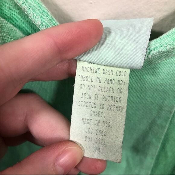 In Gear Vintage Y2K Lime Green Mini Dress women's size small - Picture 3 of 4